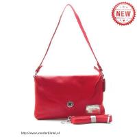 michael kors lock groot rood schoudertas Benelux Nordics v3asw853